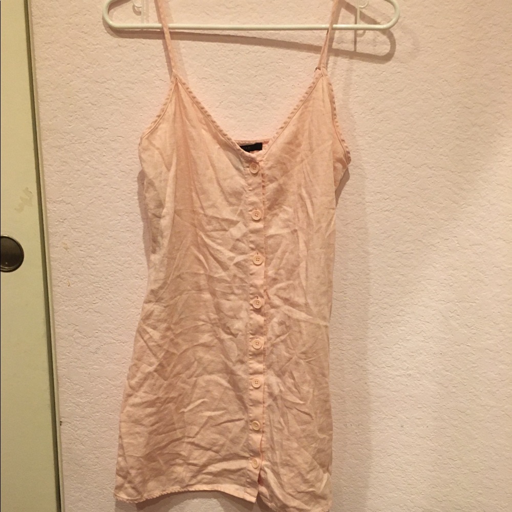Pink mini dress